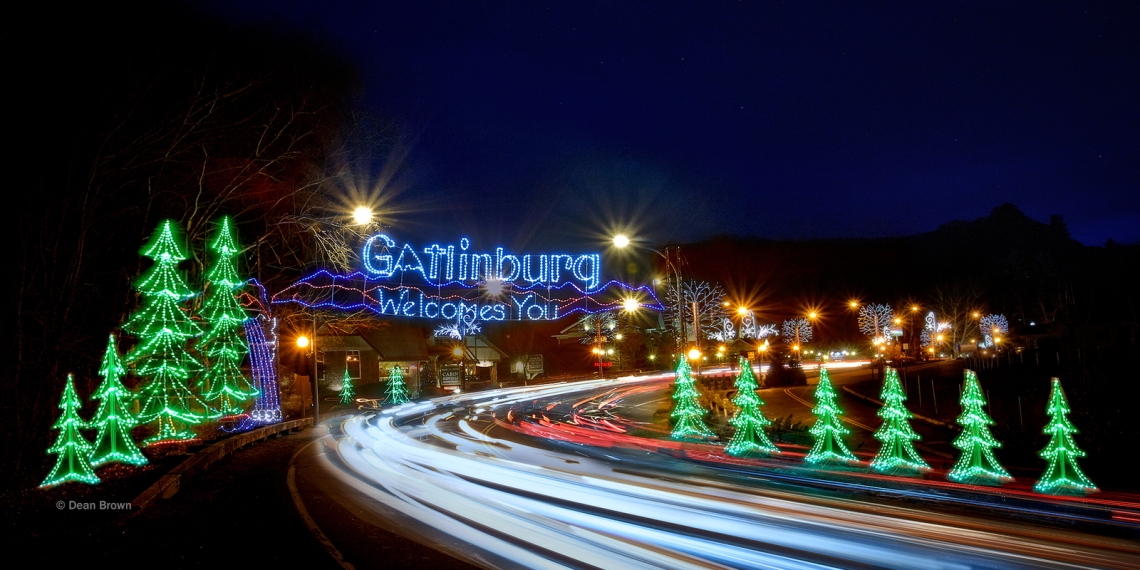Christmas in Gatlinburg, Tennessee.